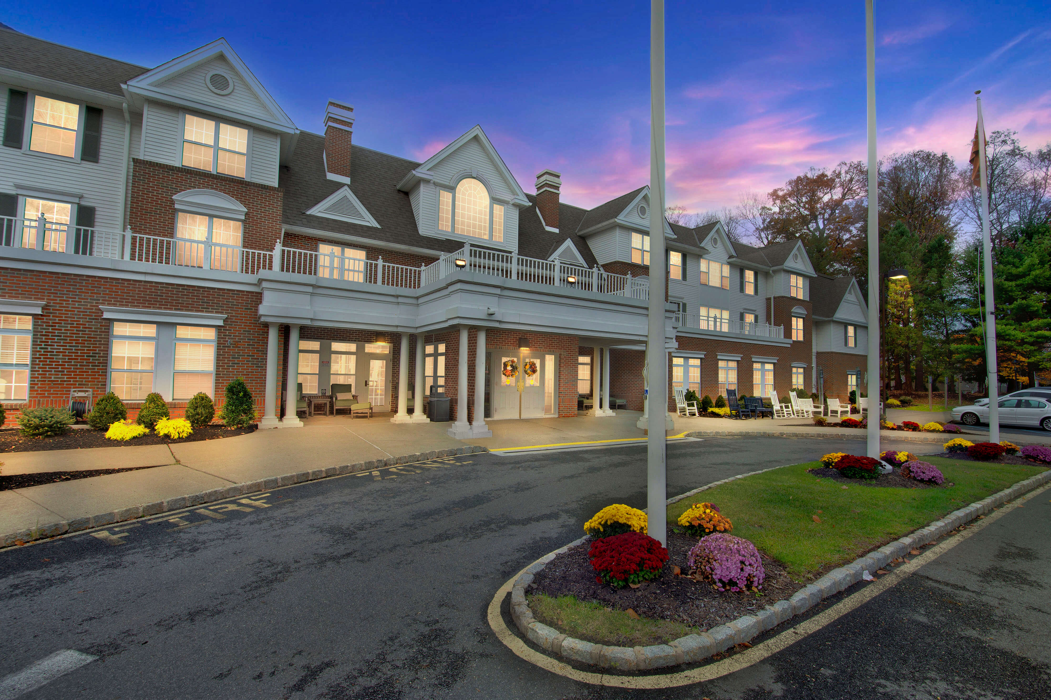 The outside of Brighton Gardens Florham Park in Florham Park