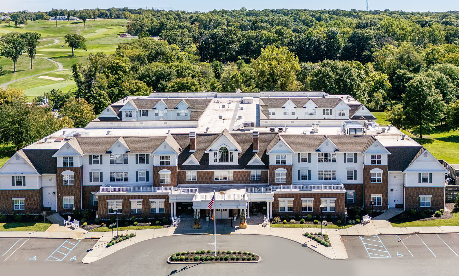 The outside of Brighton Gardens West Orange in West Orange