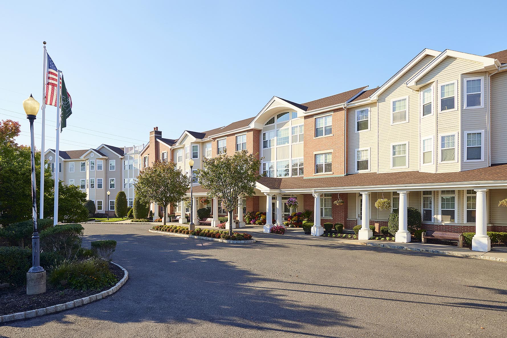 The outside of Brandywine Living at Reflections at Colts Neck in Colts Neck
