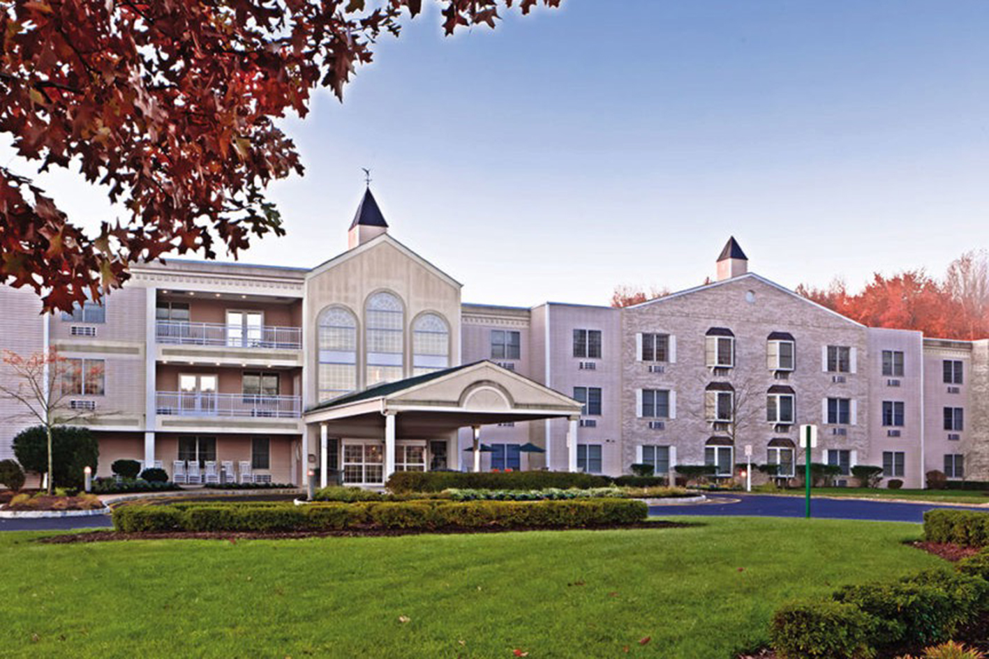 The outside of Brandywine Living at Princeton in Princeton