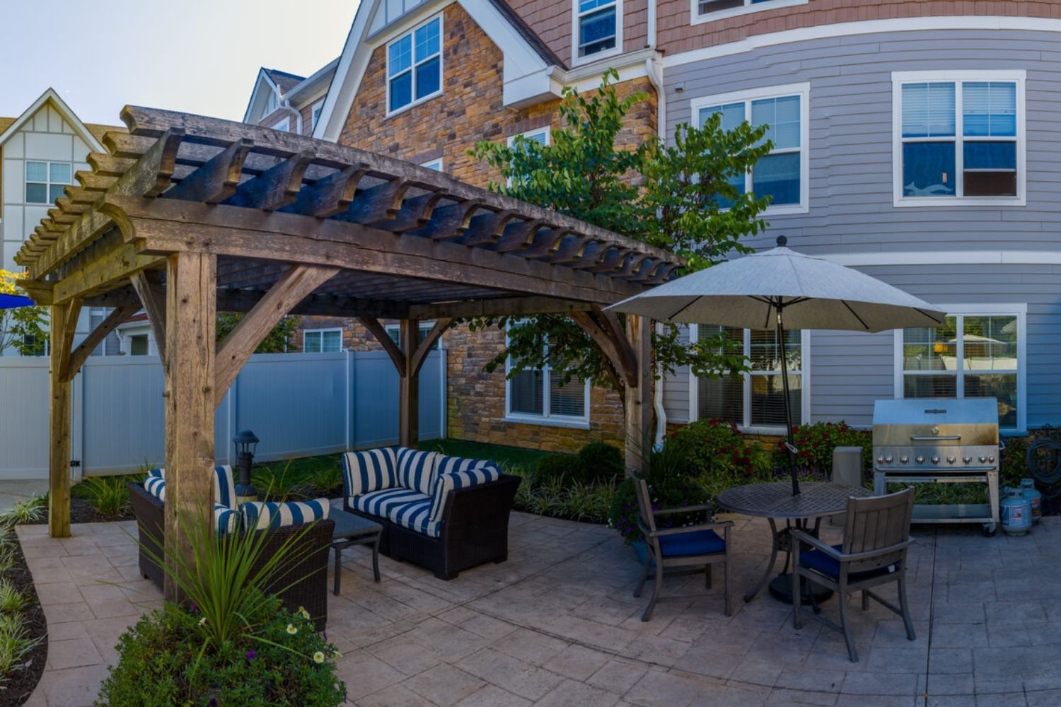 The outside of Arbor Terrace Monmouth in Shrewsbury