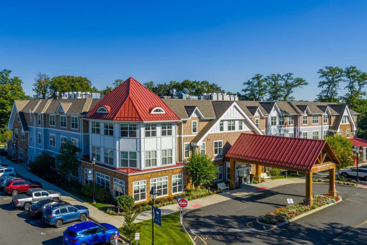 The outside of Arbor Terrace Monmouth in Shrewsbury
