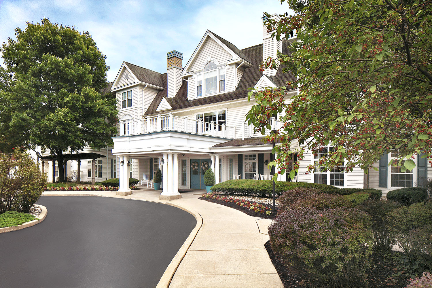 The outside of The Residence at Cherry Hill in Cherry Hill