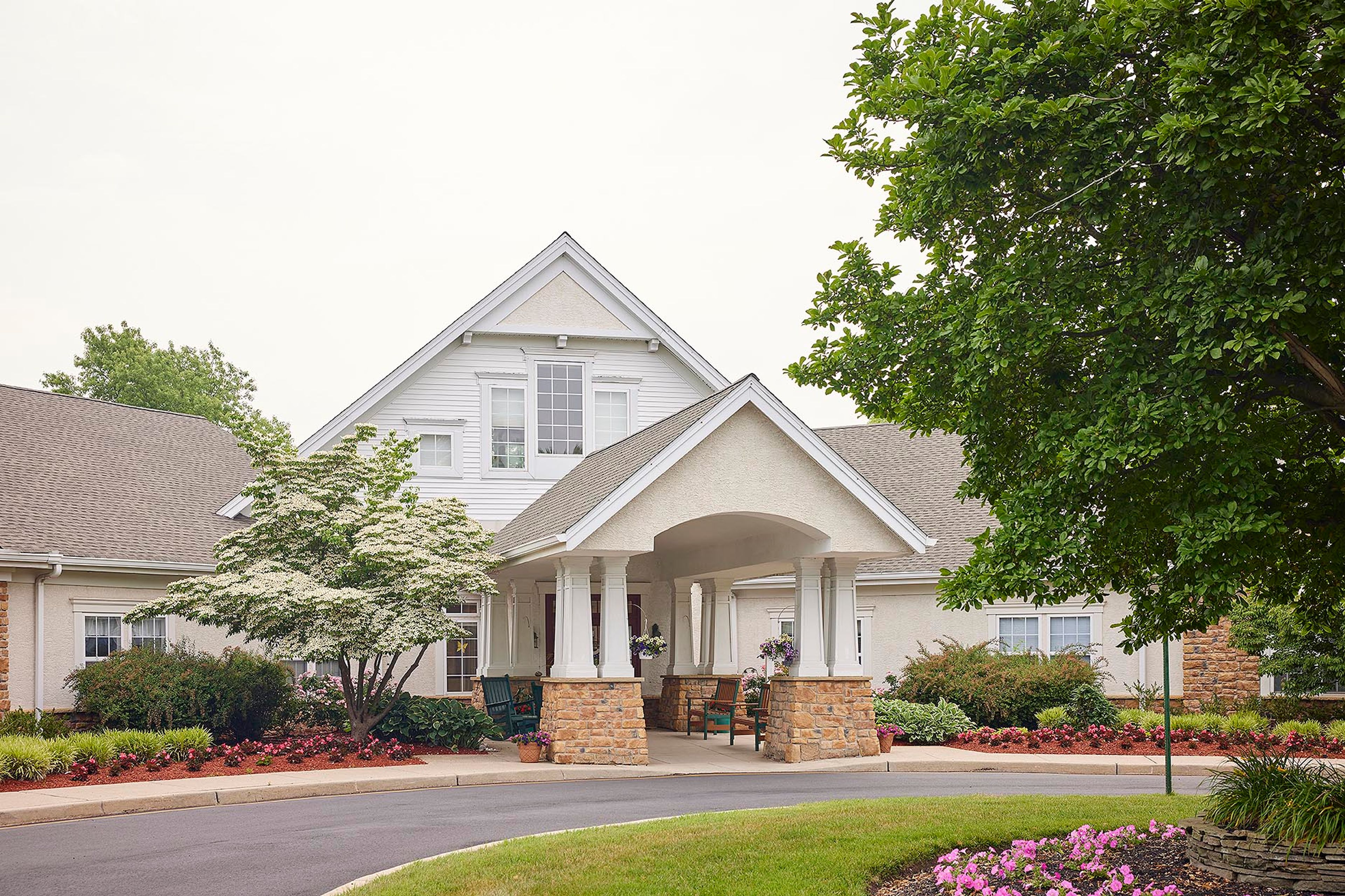 The outside of Brandywine Living at Reflections in Brick