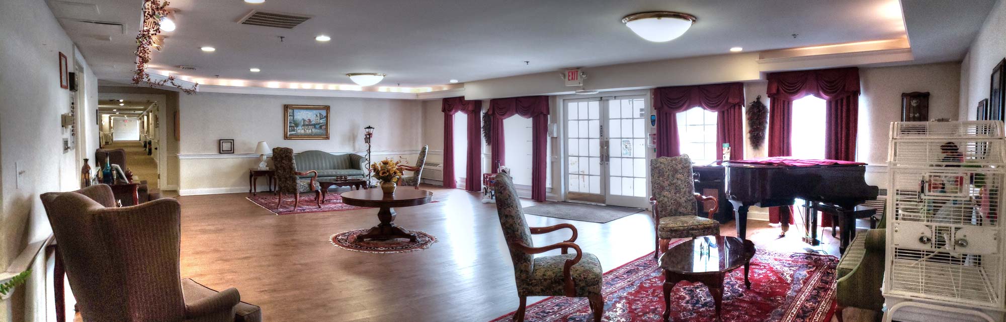 Panorama of the lobby
