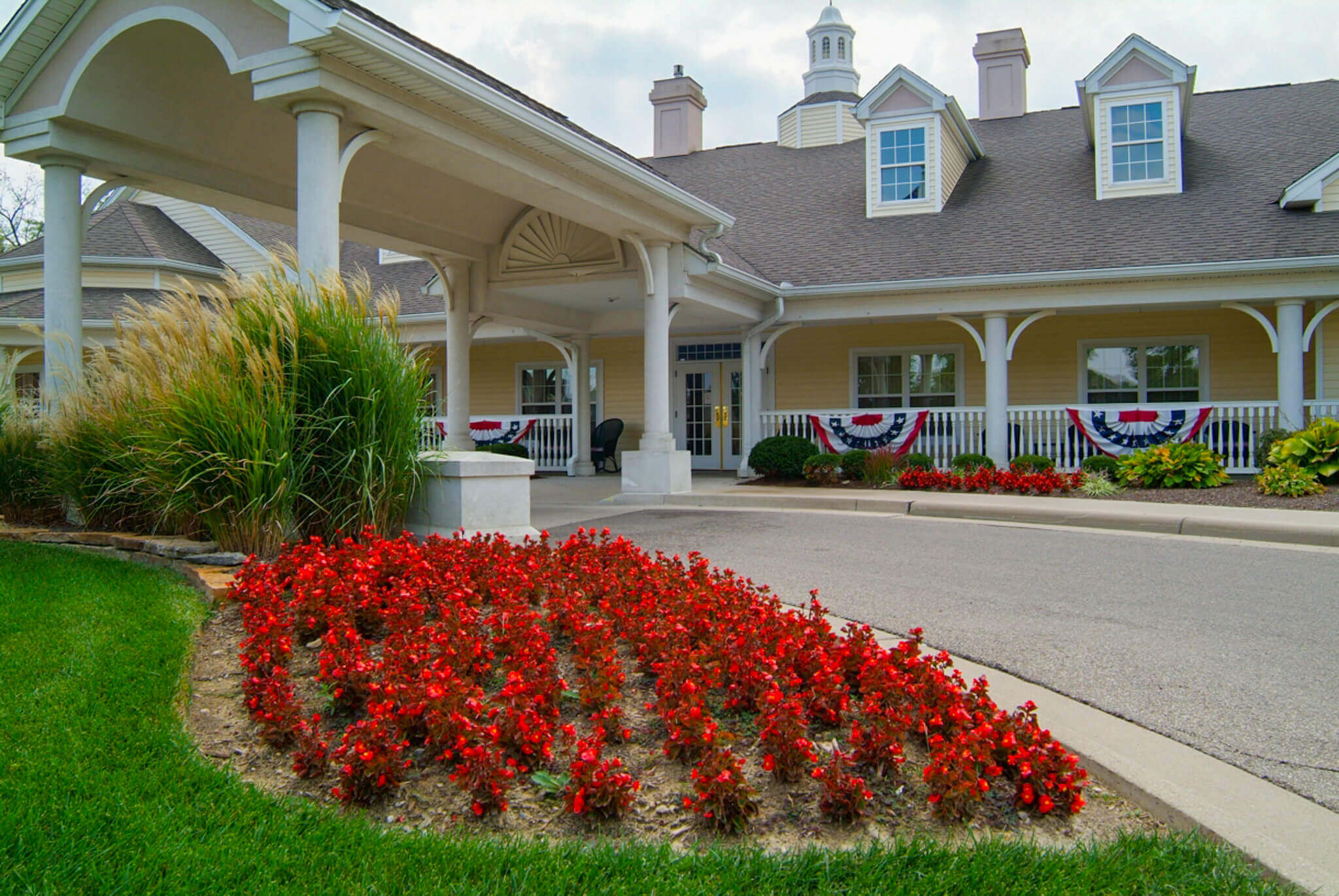 The outside of Spring Hills at Somerset in Somerset