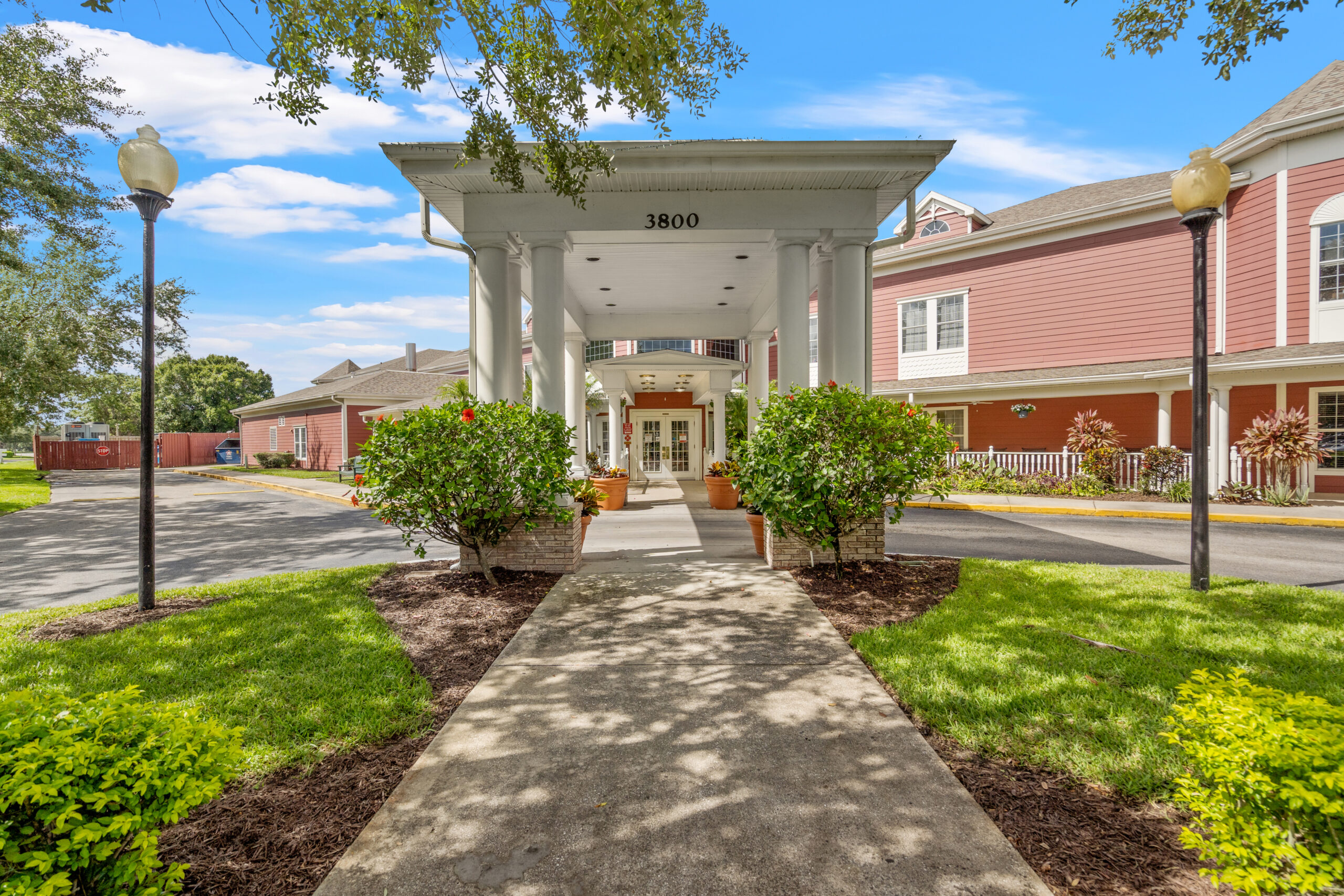 The outside of Spring Hills at Somerset in Somerset