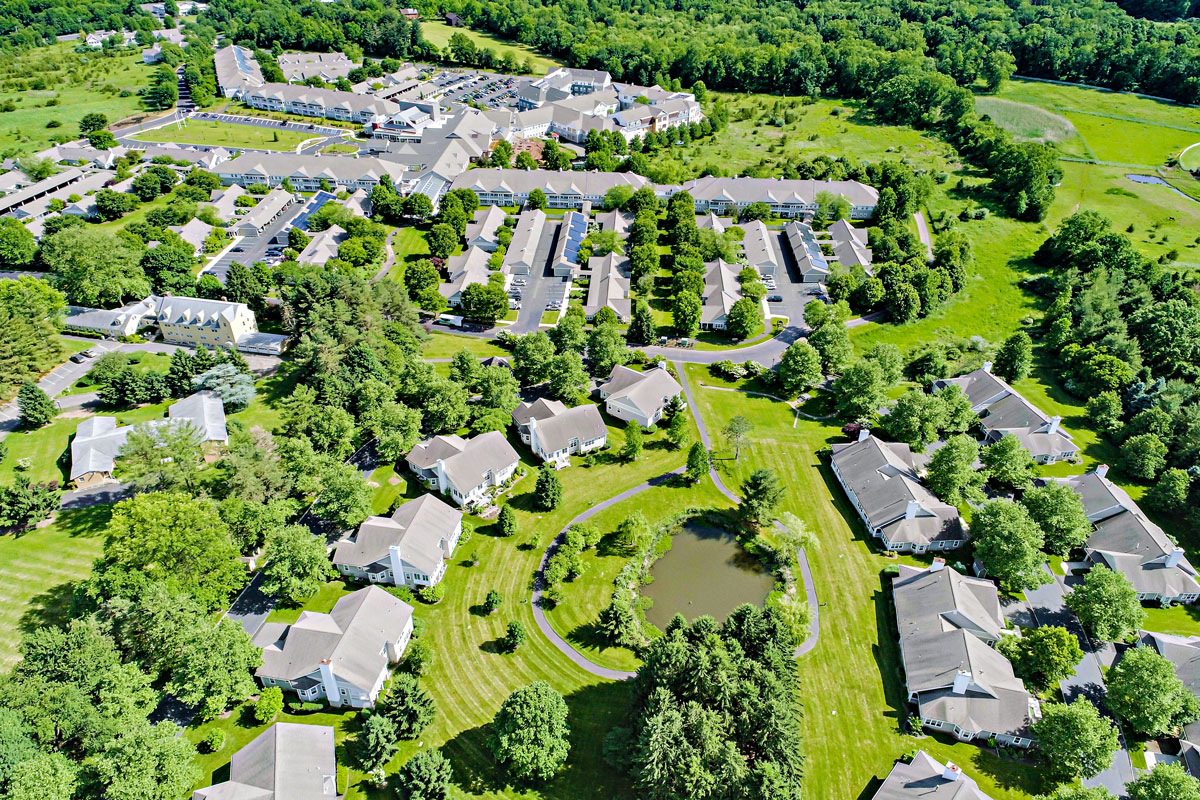The outside of Assisted Living at Fellowship Village in Basking Ridge