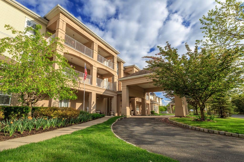 The outside of Bear Creek Assisted Living in West Windsor