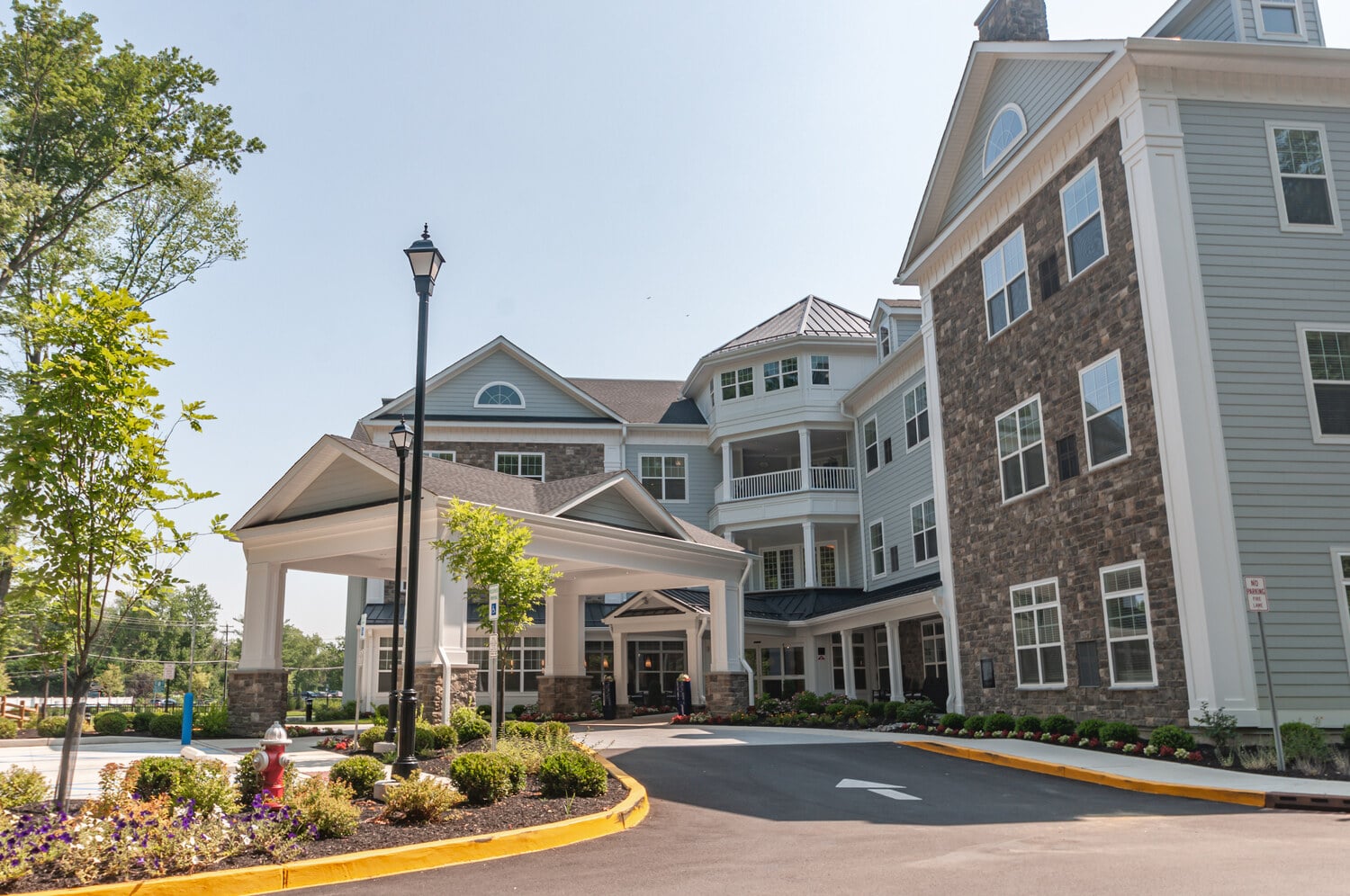 The outside of Arbor Terrace Marlton in Marlton